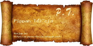 Pippan Tácia névjegykártya